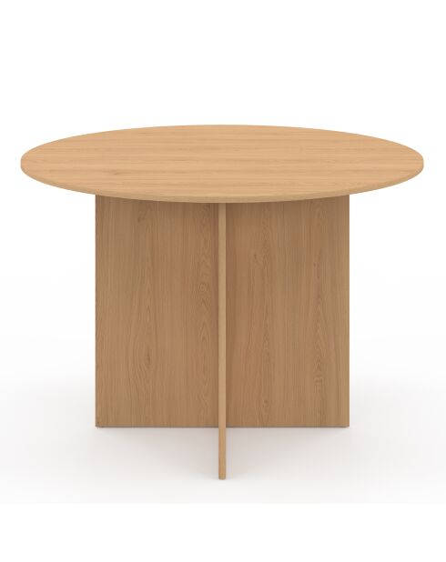 Ronde houten eettafel Ophélia - 110x110x75 cm