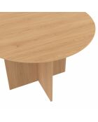 Ronde houten eettafel Ophélia - 110x110x75 cm