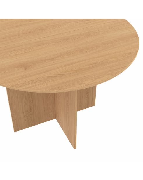 Ronde houten eettafel Ophélia - 110x110x75 cm