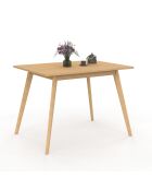 Uitschuifbare eettafel van Venezia hout - 150x80x75 cm