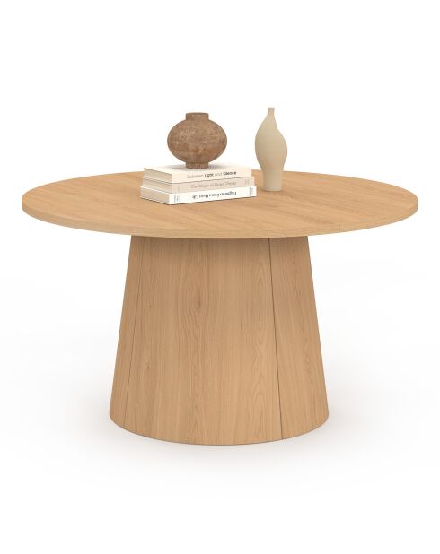 Table basse ronde Elvis bois - 70x70x40 cm