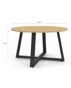 Ronde salontafel Sana - 70x70x40 cm