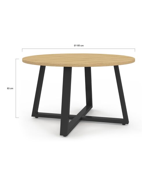 Ronde salontafel Sana - 70x70x40 cm