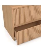 Meuble sous vasque Faustine 2 tiroirs bois - 60x45x60 cm