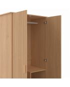 Armoire penderie Albane 2 portes bois - 80x48x167 cm