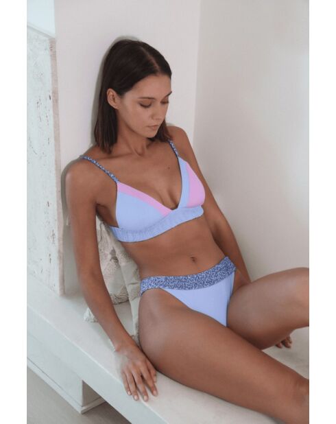 Mutandine blu Althéa Leopard