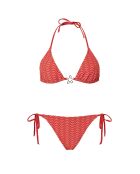 Haut de maillot triangle Jimi Starfish rouge
