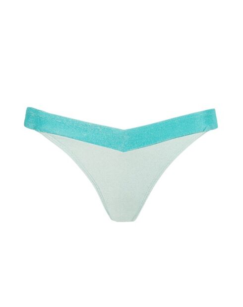 Bragas en V azul y verde Maneby