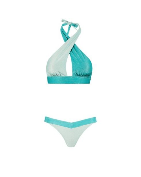 Mutandine a V blu verdi Maneby