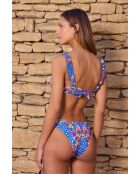 Mutandine Woody curvy blu castagna