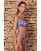 Mutandine Woody curvy blu castagna