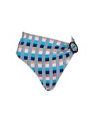 Culotte taille haute Typha Square rose turquoise bleu nuit doré