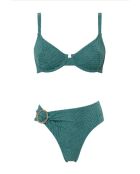 Haut de maillot balconnet Brooke vert Forest