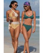 Haut de maillot balconnet Brooke vert Forest