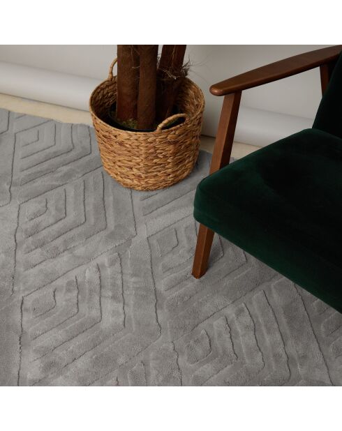 Tapis Dpelus gris