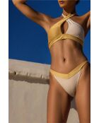 Top bikini Maneby Gold Foulard Cross
