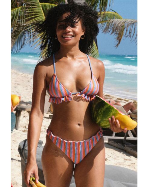 Haut de maillot triangle rosie Malibu