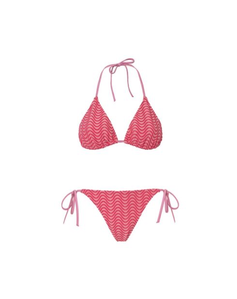 Haut de maillot triangle Jimi rose bubble gum