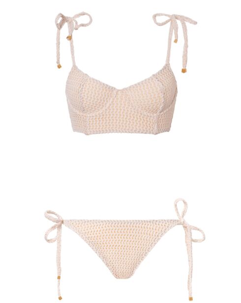Haut de maillot balconnet Romy Ivoire
