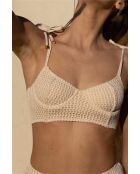 Haut de maillot balconnet Romy Ivoire