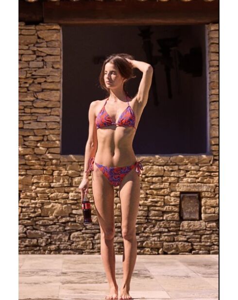 Haut de maillot triangle Bandana orange Groove