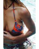 Orange Groove Bandana driehoekige bikinitop