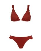 Haut de maillot triangle Dolly dune terracotta