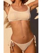 Haut de maillot brassière Jane ivoire