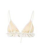 Haut de maillot triangle rosie crème