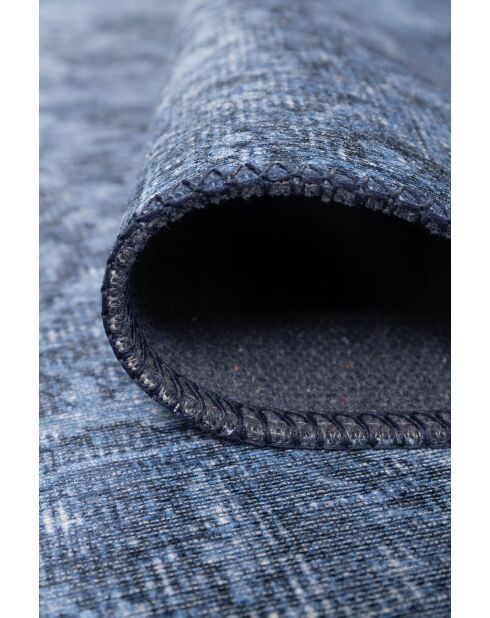 Tapis Chenille Folk BA 04 bleu