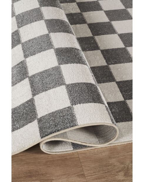 Tapis Damas 4004 crème anthracite