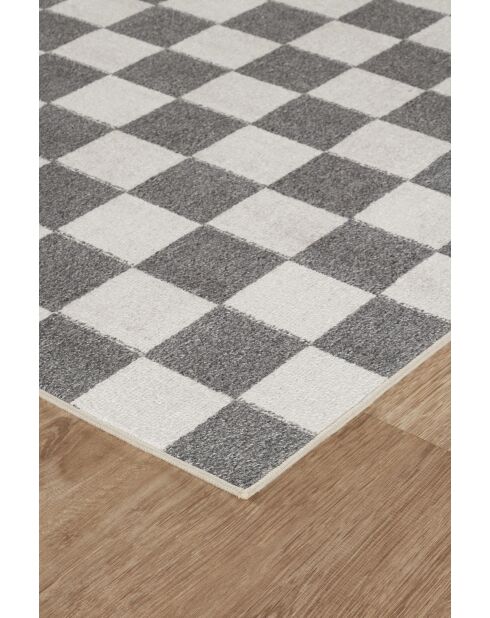 Tapis Damas 4004 crème anthracite