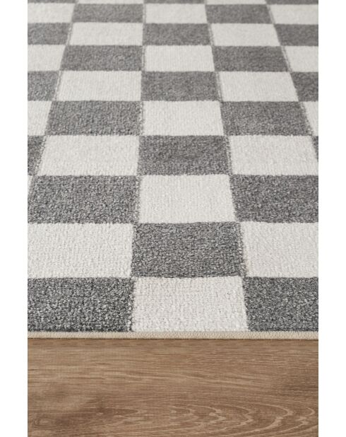 Tapis Damas 4004 crème anthracite