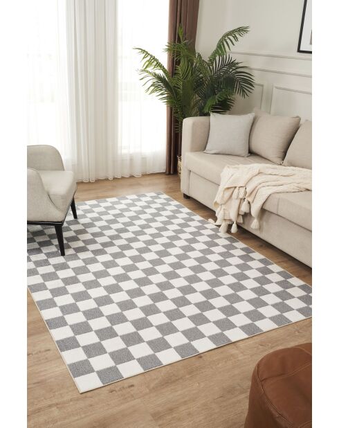 Tapis Damas 4004 crème anthracite