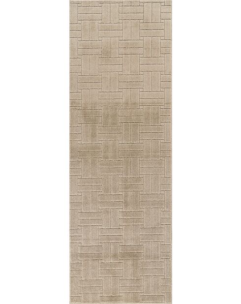 Tapis de couloir Rivon Rn03 crème