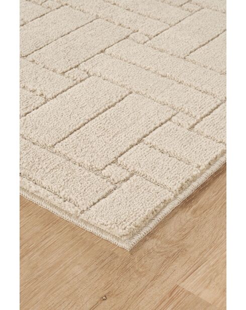 Tapis de couloir Rivon Rn03 crème