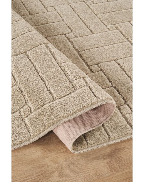 Tapis de couloir Rivon Rn03 crème
