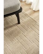 Tapis de couloir Rivon Rn03 crème