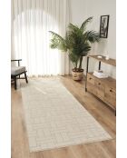 Tapis de couloir Rivon Rn03 crème