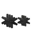 Set de 3 feutrines Universel noires - D. 28 cm/36 cm