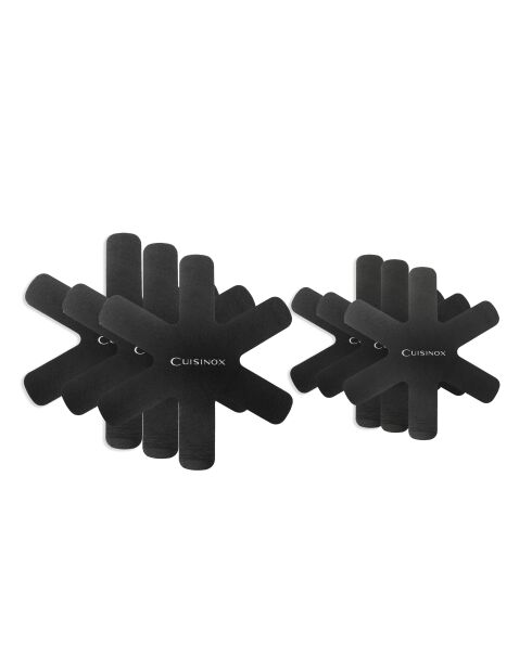 Set de 3 feutrines Universel noires - D. 28 cm/36 cm