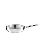 Poêle inox finition miroir Elysée argenté - D.24 cm