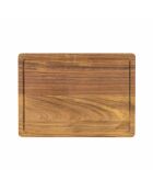 Planche à découper rectangulaire avec rigole Edgar marron - 39 x 28 x 1.5 cm