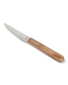 Holz-Pizzasteak - Set mit 6 Steakmessern