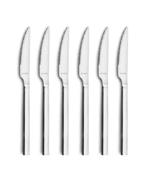 Ambre - Set mit 6 Steakmessern