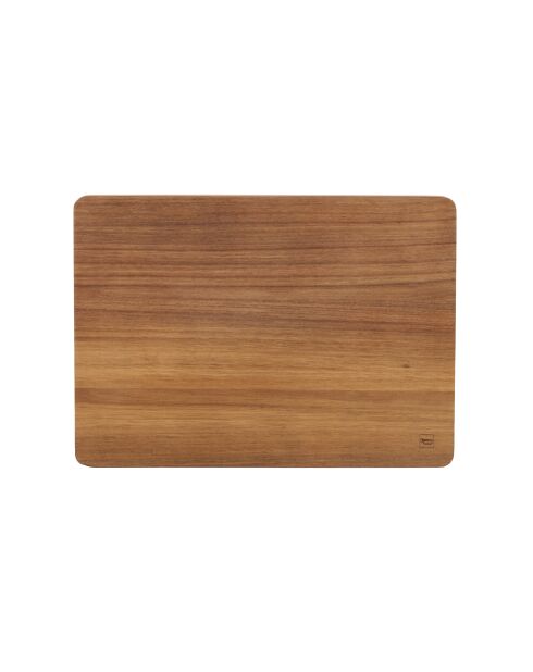 Planche à découper rectangulaire Gabin marron - 39 x 28 x 3 cm