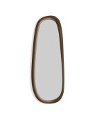 Miroir Silvia noyer foncé - 160x60x3.8 cm