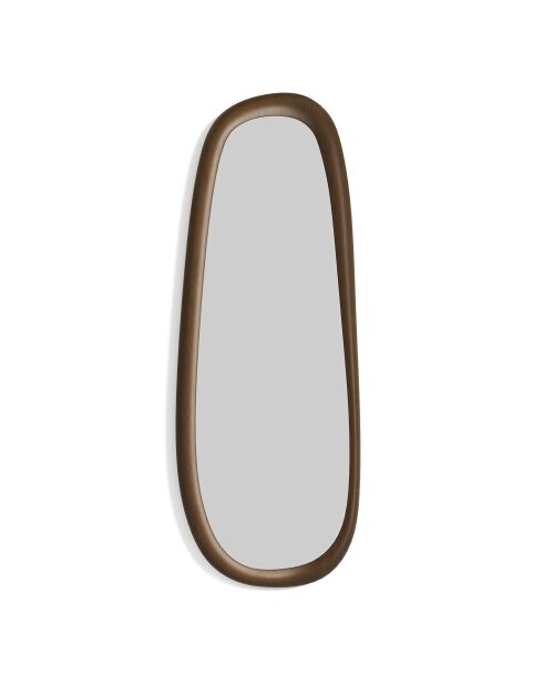 Miroir Silvia noyer foncé - 160x60x3.8 cm