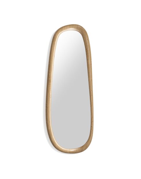 Miroir Silvia noyer clair - 160x60x3.8 cm