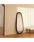 Miroir Silvia chêne noir - 160x60x3.8 cm